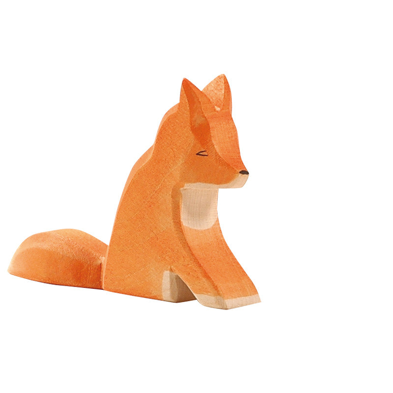 Fuchs groß sitzend