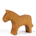 Natural Wood Horse