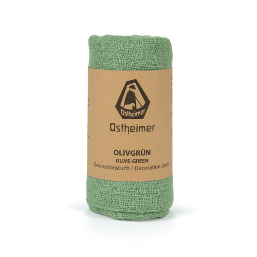 Dekotuch Olivgrün 