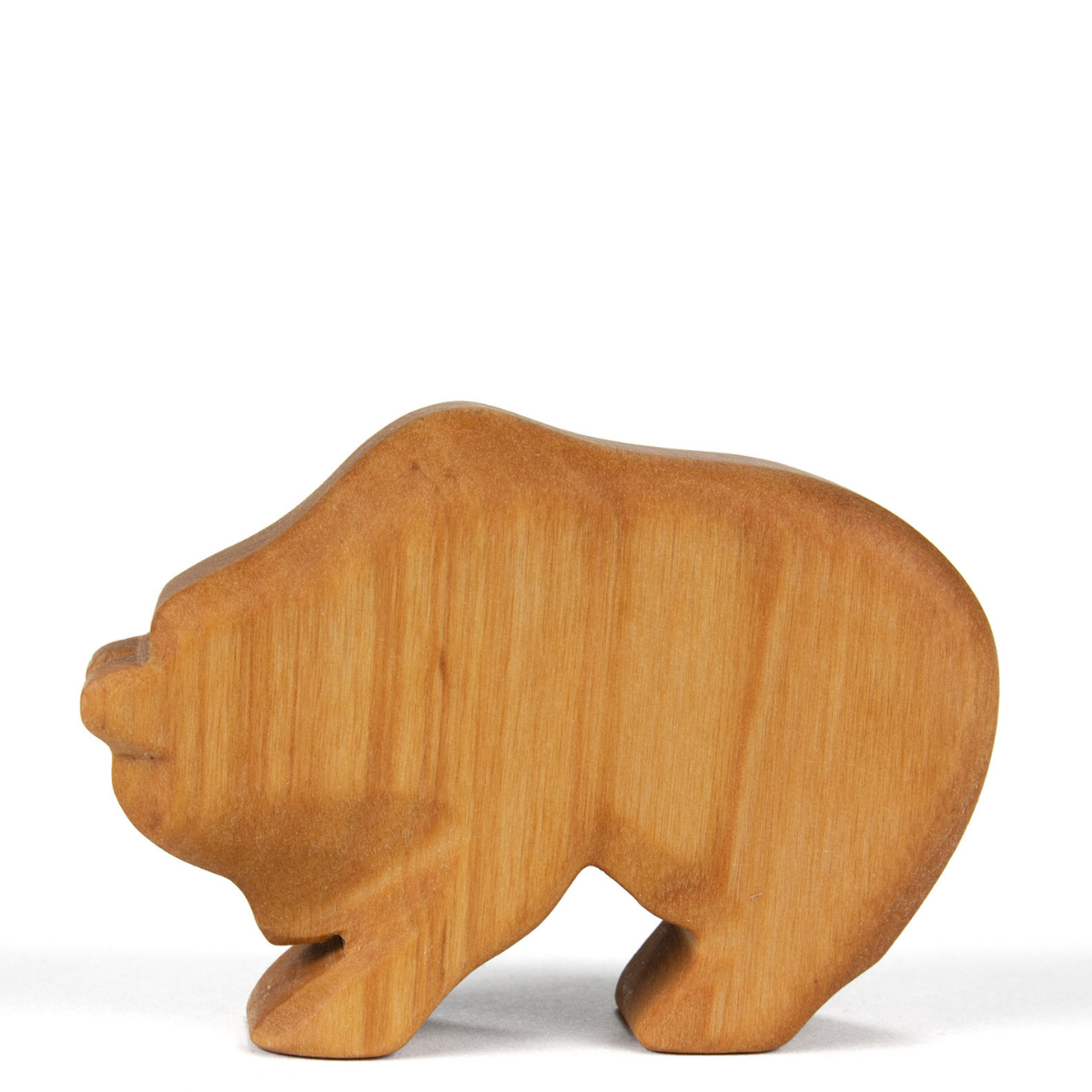 Natural Wood Bear running