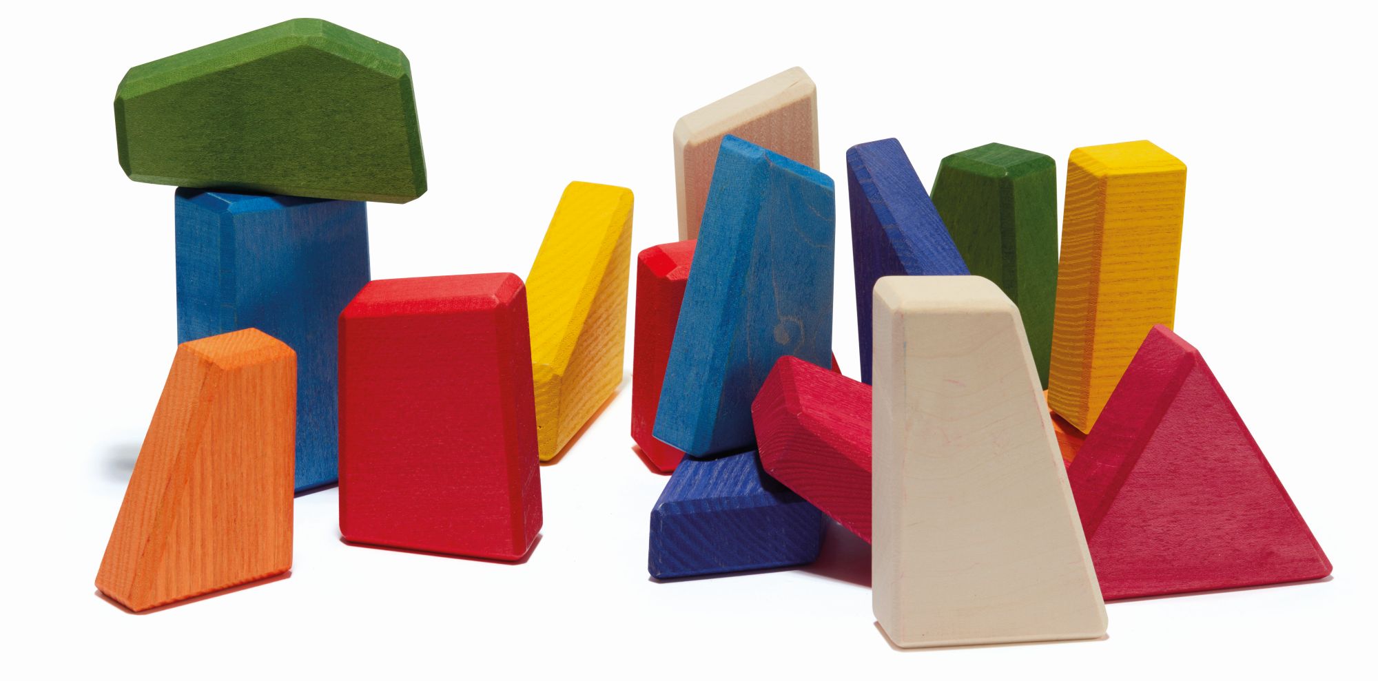 Building blocks coloured 16 pcs